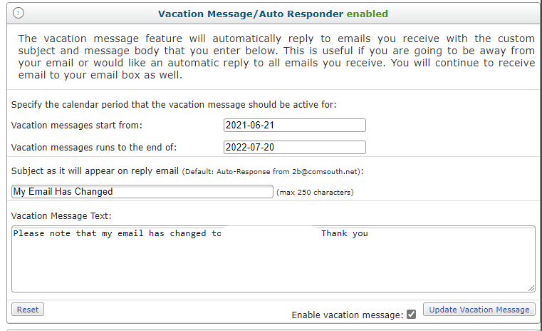 Email Retirement