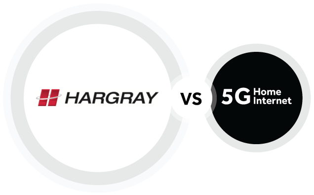 image reads Hargray vs 5G home internet