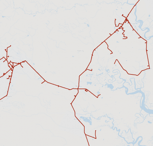 Hinesville Market Map Thumbnail