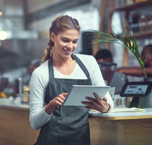 Store Owner on Tablet Thumbnail